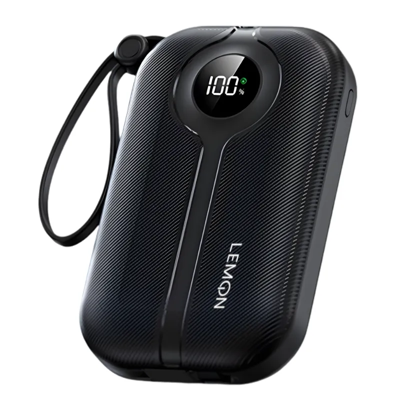 Powerbank 20000 mAh Q8 22,5W PD z wbudowanymi kablami